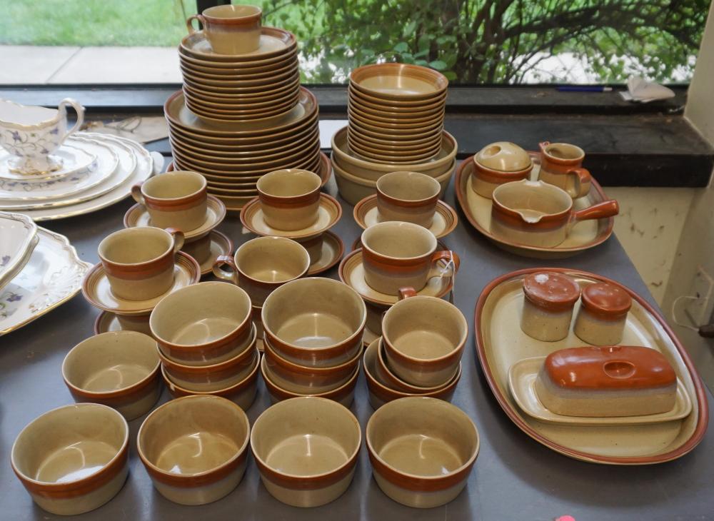 Appraisal: Mikasa Potters Ben Seibel Design Country Cabin' Pattern Dinner Service