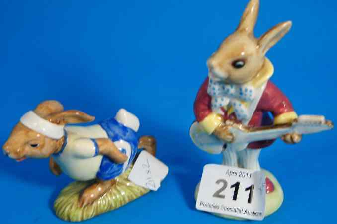 Appraisal: Royal Doulton Bunnykins Jogging Bunnykins DB seconds and Mr Bunnybeat