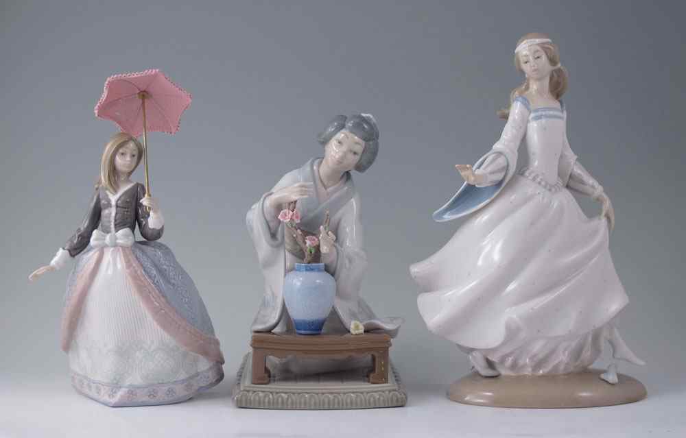 Appraisal: LLADRO FIGURINES To include ANGELA Jose Puche sculptor issued retired