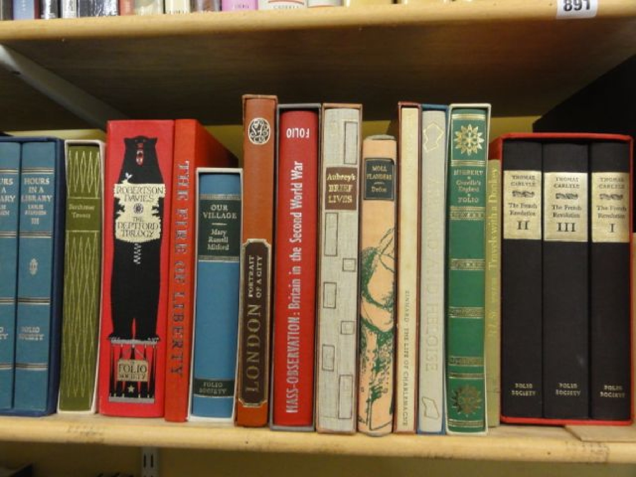 Appraisal: A large collection of Folio edition books volumes various subjects