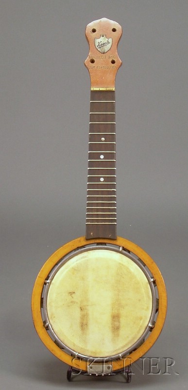 Appraisal: Modern Banjo-Ukulele Alvin Keech c the peghead with KEECH badge