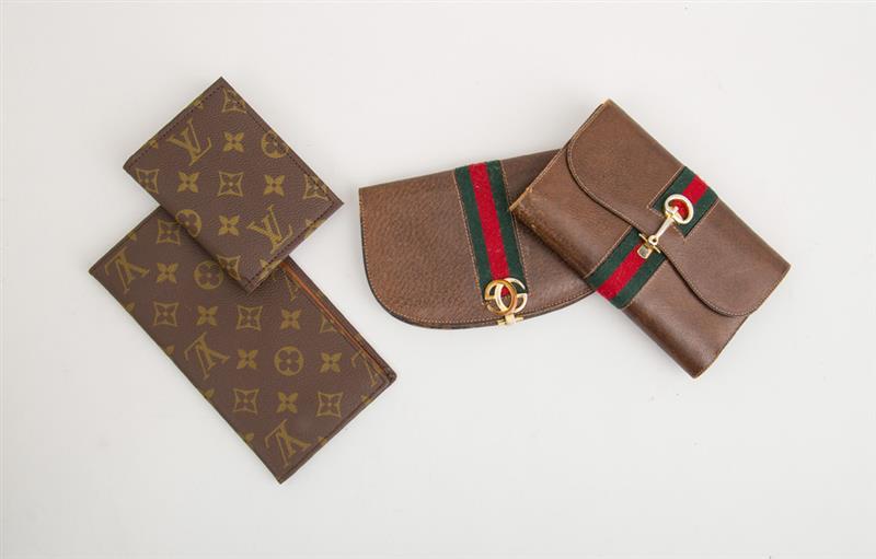 Appraisal: LOUIS VUITTON WALLET AND A LOUIS VUITTON NOTEPAD CASE Together