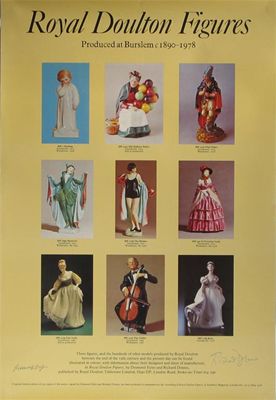 Appraisal: Royal Doulton Figures' a limited edition poster produced for the