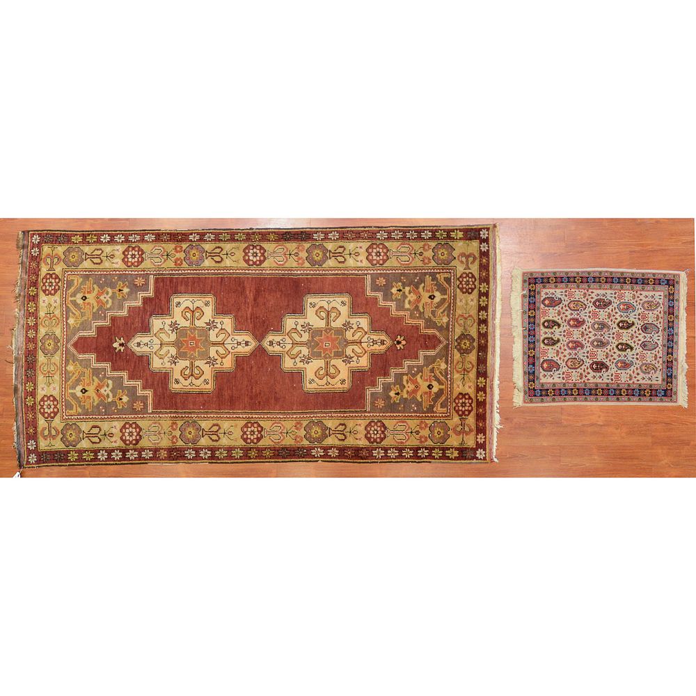 Appraisal: Two Turkish Rugs x x Turkish Yahyali Runner x Turkish