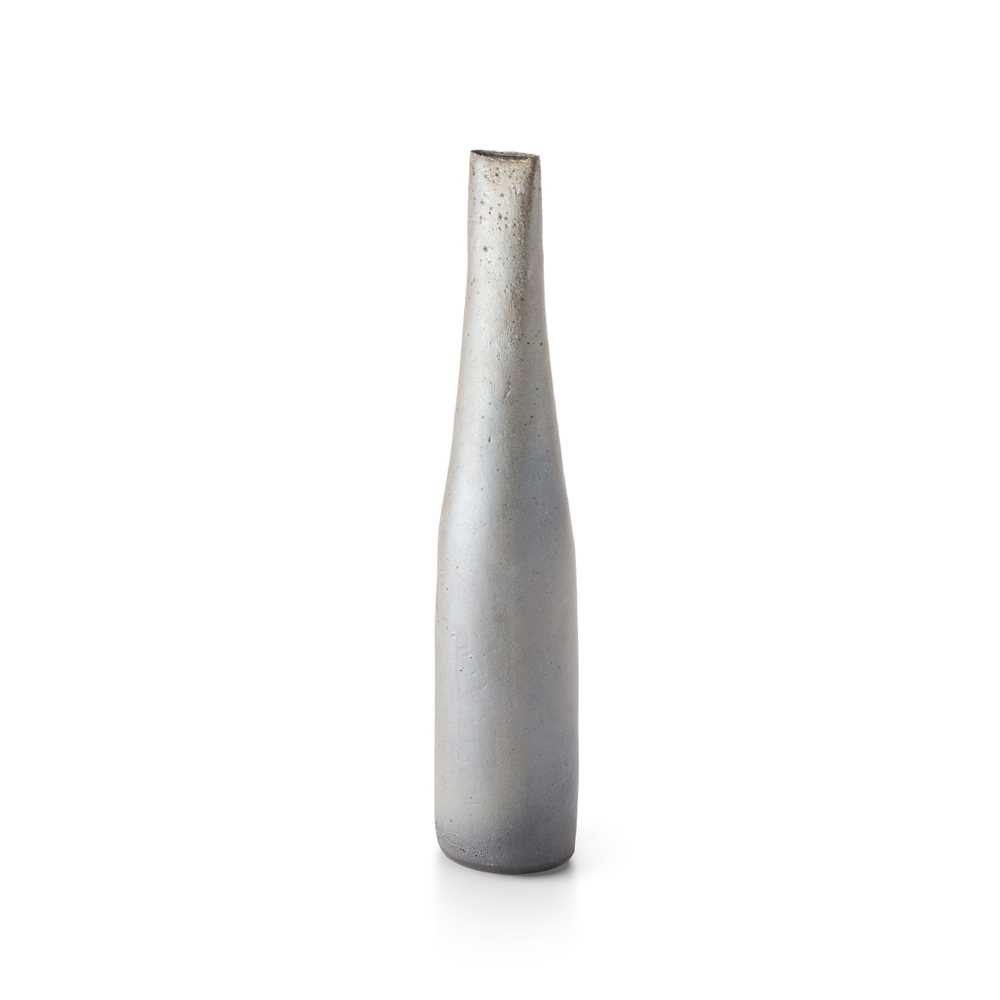 Appraisal: JOANNA CONSTANTINIDIS BRITISH - TAPERING BOTTLE impressed artist's seal stoneware