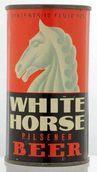 Appraisal: White Horse Pilsener Beer Instructional Beer Can - OI Clean