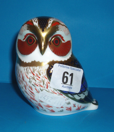 Appraisal: Royal Crown Derby Tawny Owl Special Edition Boxed With Certificate