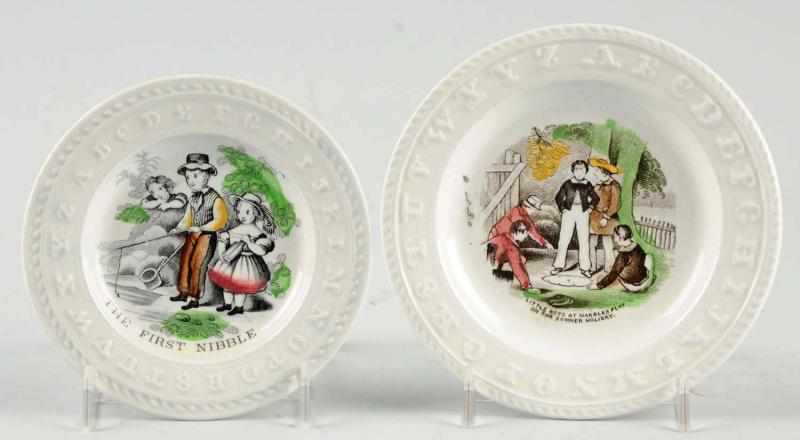 Appraisal: Lot of ABC Plates Includes The First Nibble and Boys