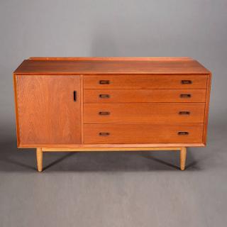 Appraisal: Four Drawer Danish M bler Dresser Four Drawer Danish Mobler