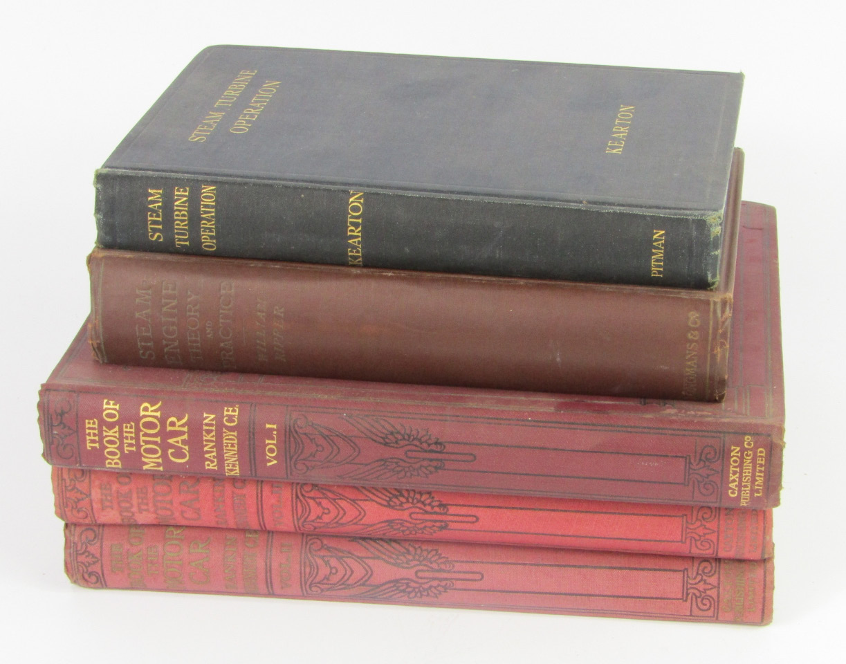 Appraisal: Three volumes of The Book of the Motor Car Steam