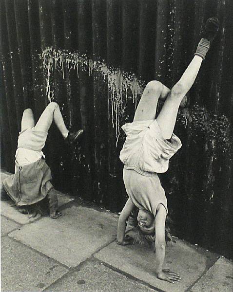 Appraisal: Roger Mayne British Handstand Southam Street North Kensington London Gelatin