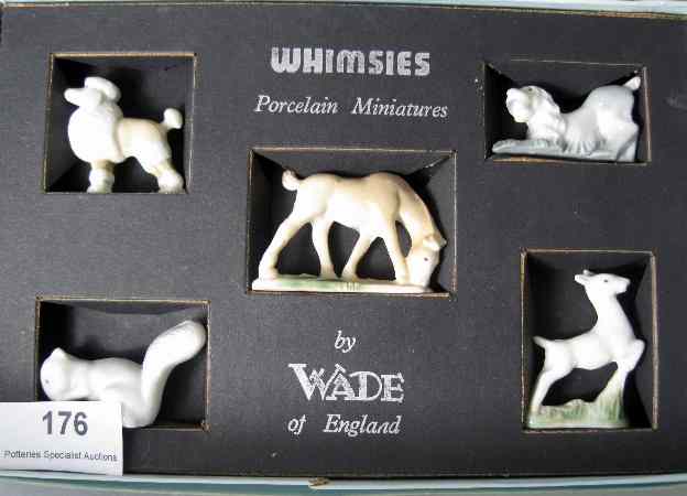 Appraisal: Wade Whimsies s Set Number comprising Horse Dog Squirrel Lamb