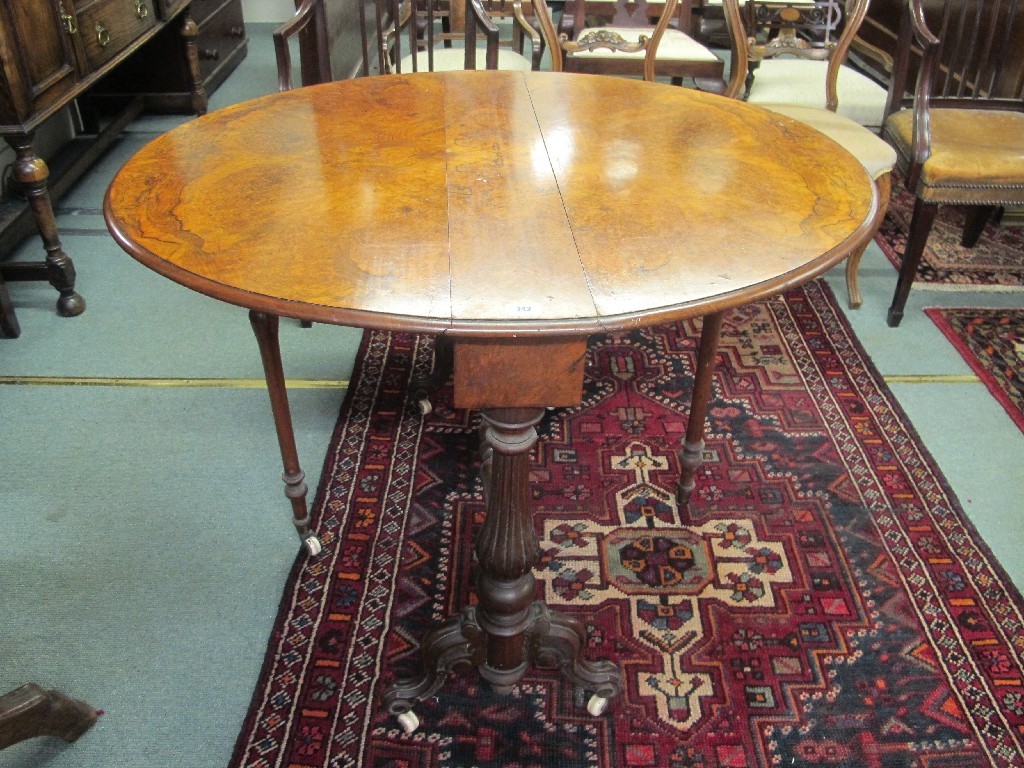 Appraisal: Victorian walnut Sutherland table