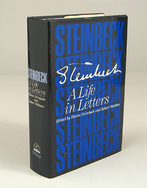 Appraisal: STEINBECK JOHN Steinbeck A Life in Letters New York Viking