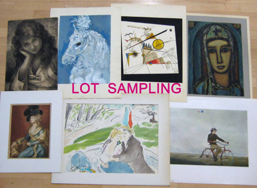 Appraisal: Large group of prints lithographs engravings etc