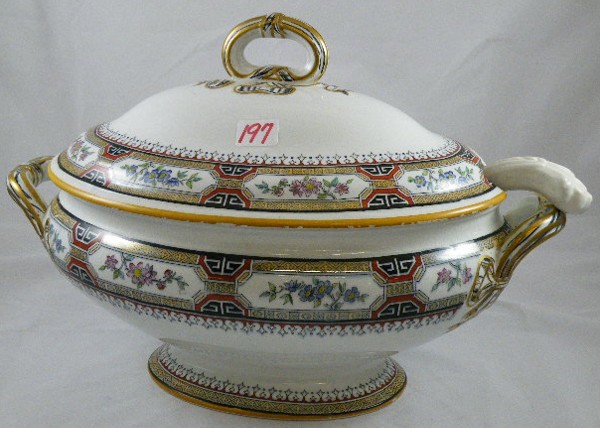 Appraisal: ENGLISH M CO TH C CERAMIC SOUP TUREEN th C