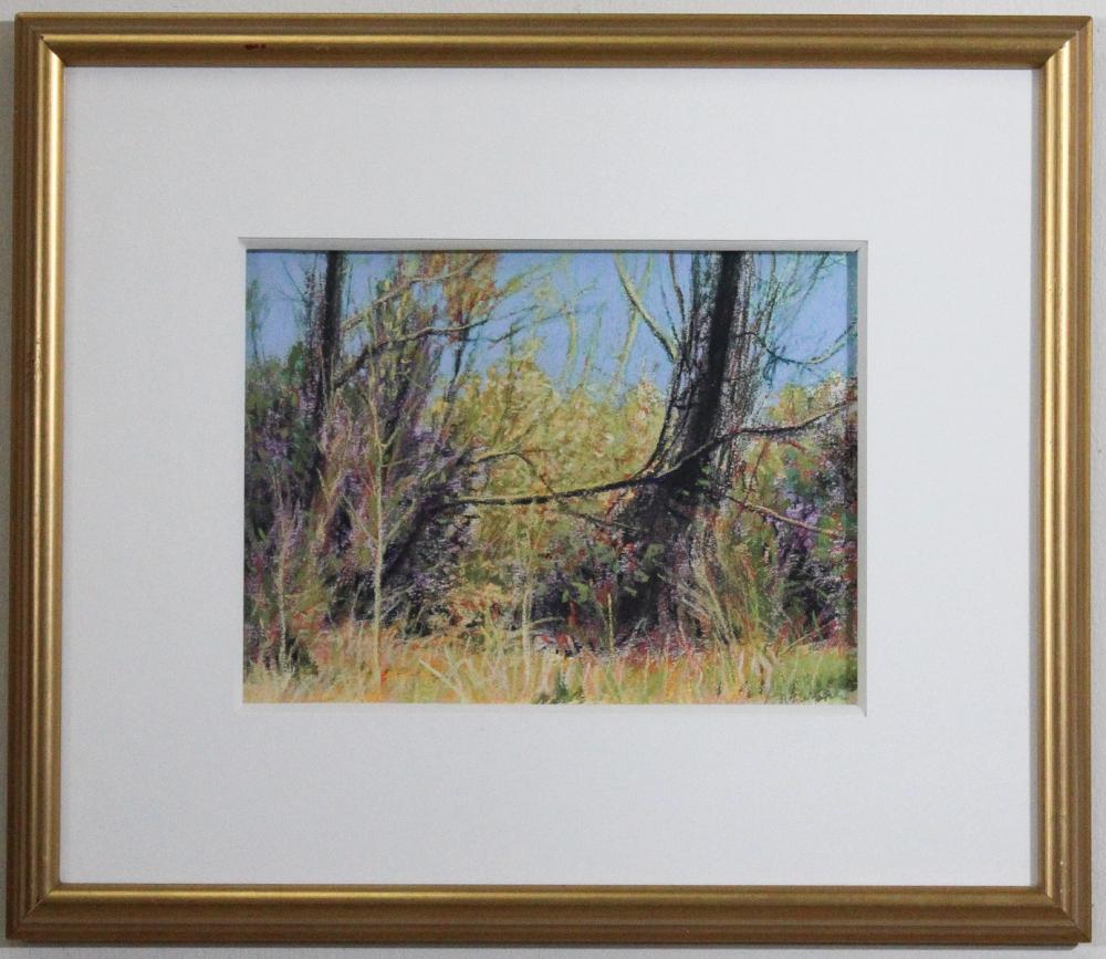 Appraisal: WILLIAM ANZALONE Texas New York born pastel on paper landscape