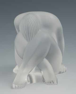 Appraisal: A Lalique Crystal Figurine of Dreamy Nude Grace France Frosted