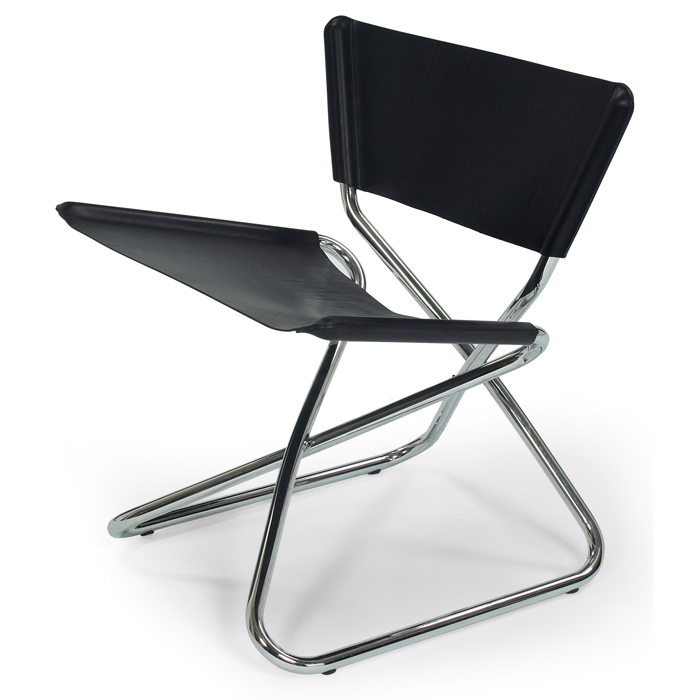 Appraisal: Erik Magnussen Z-Down chair by Torben Orskov Denmark folding metal