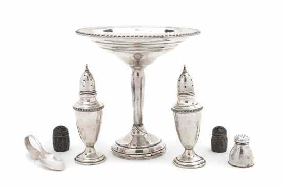 Appraisal: A Group of American Sterling Silver Articles of various makers