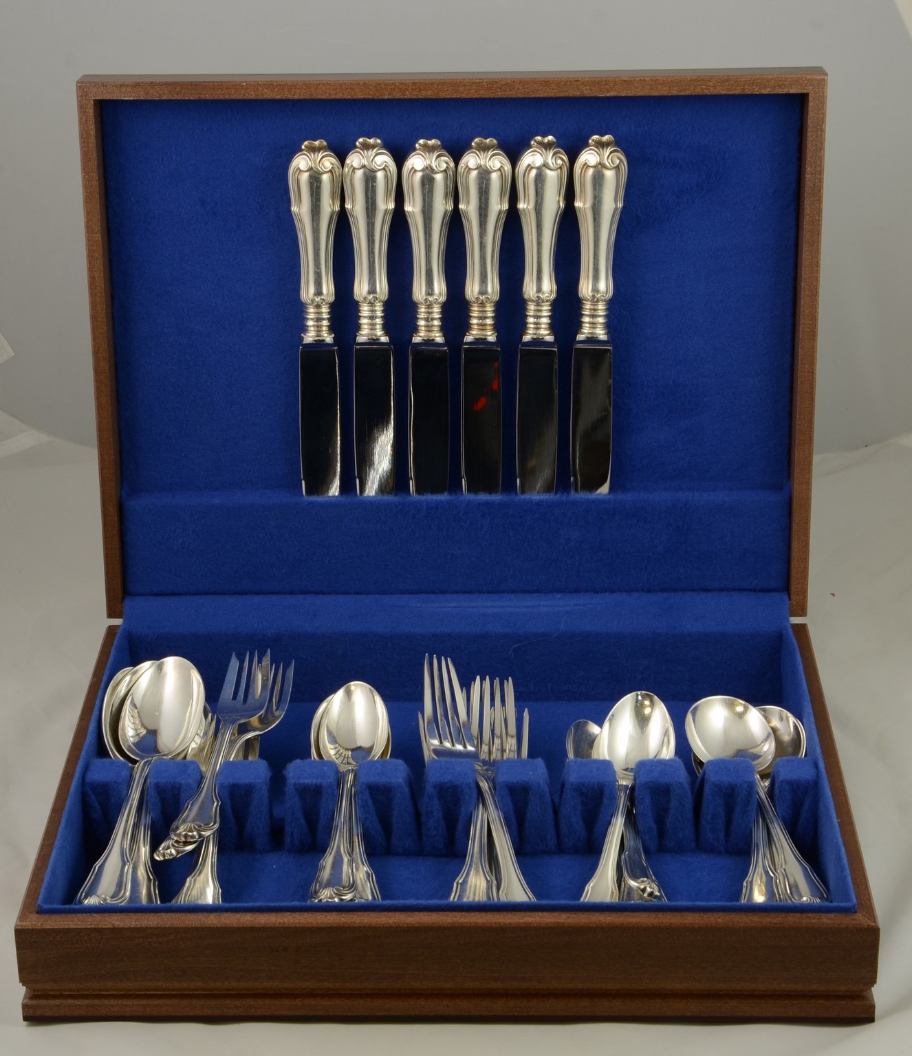 Appraisal: Buccellati Pieces of Sterling Silver Dinner Service Borgia Pattern including