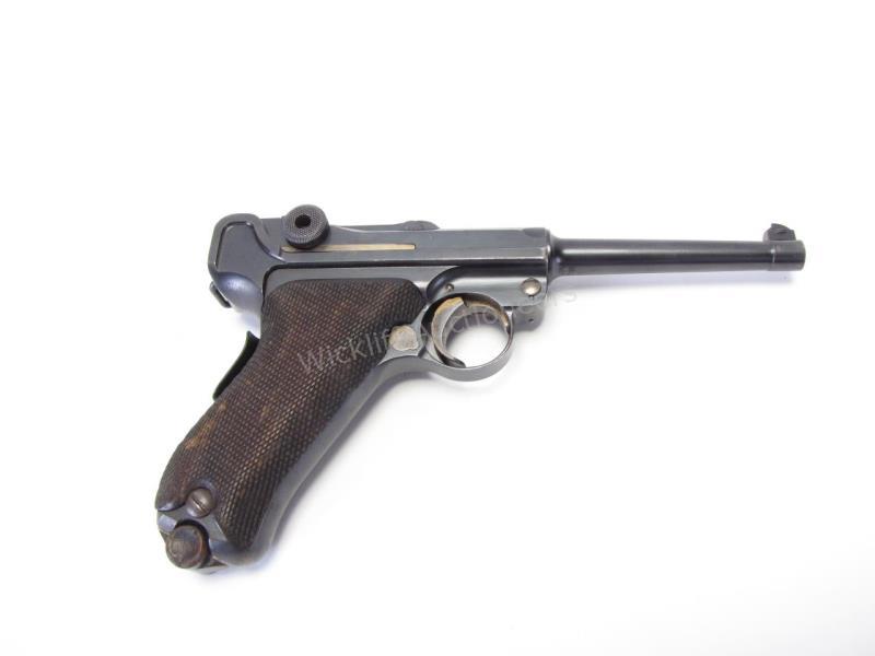 Appraisal: DWM American Eagle Luger Pistol-Commercial model Blued round barrel Chambered