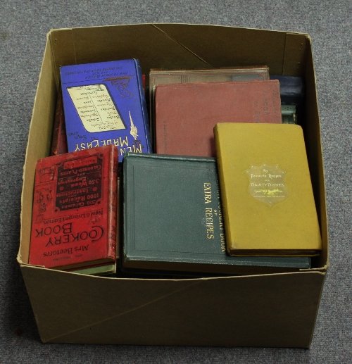 Appraisal: A quantity of th Century cookery books