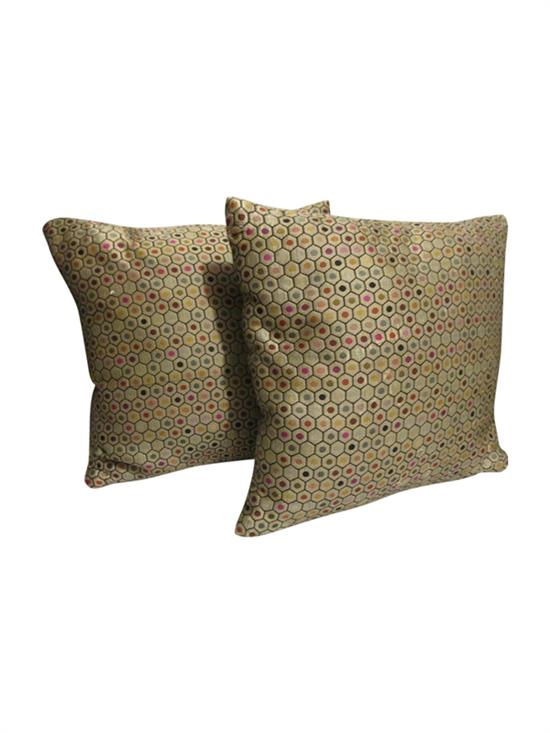 Appraisal: Sale Lot A Group of Four Pillows comprising a square