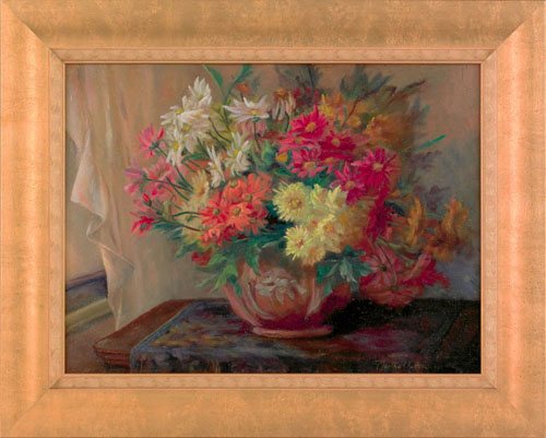 Appraisal: Martha Walter American - oil on board still life signed