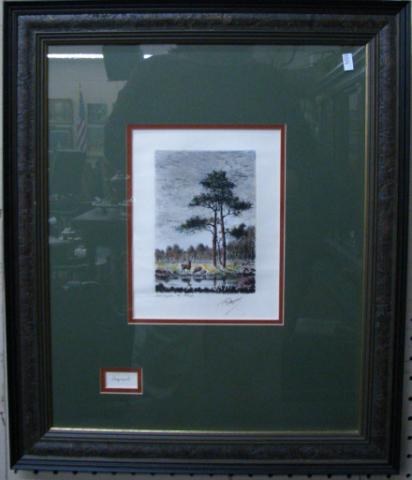 Appraisal: Color engraving entitled 'Barbizon La Forst' sight size x size