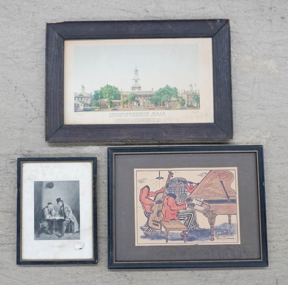 Appraisal: EIGHTEEN ASSORTED FRAMED WORKS OF ARTEighteen Assorted Framed Works of