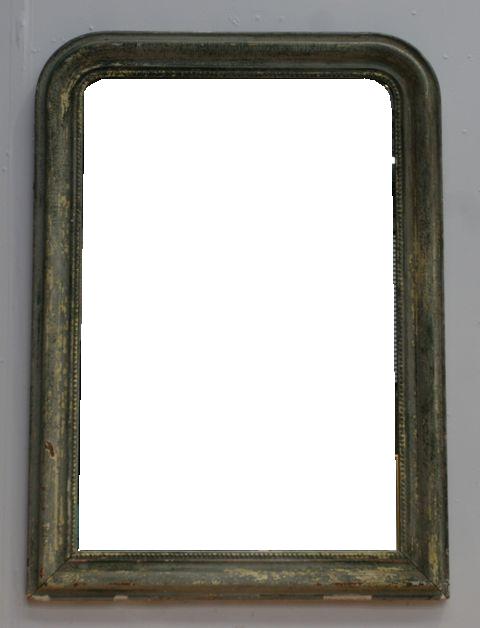 Appraisal: A late th century French painted mirror cm width cm