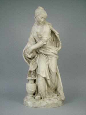 Appraisal: A Minton parian figure of Temperance after Filippo Della Valle