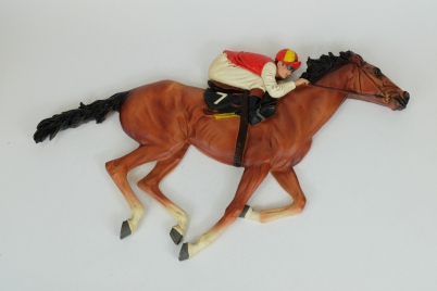 Appraisal: Bossons fraser art resin wall plaque model of horse and