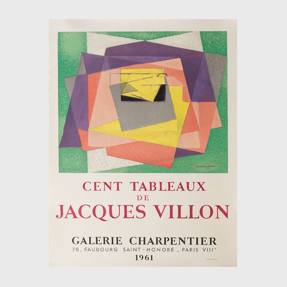 Appraisal: Six French Exhibition Posters Including Ecole de Paris Galerie Charpentier