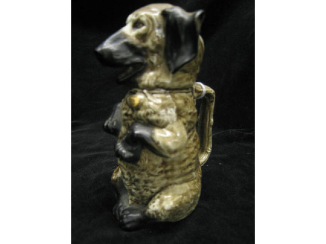 Appraisal: German Porcelain Figural Creamer of a Dog attributed to Shafer