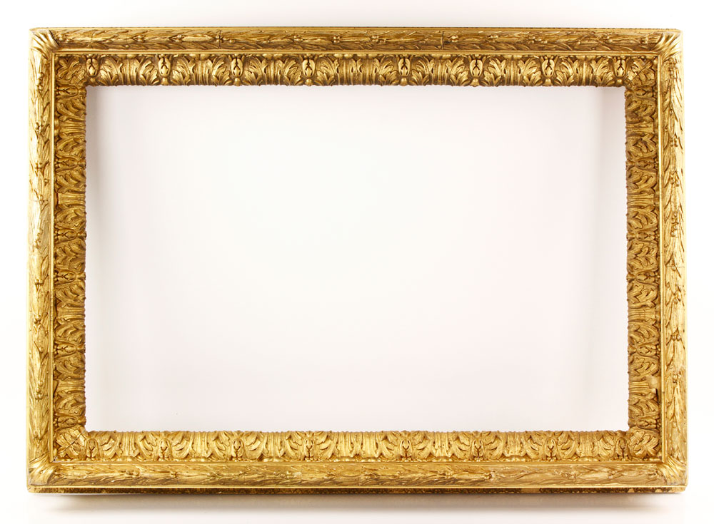 Appraisal: - th C American Frame th century American gold frame