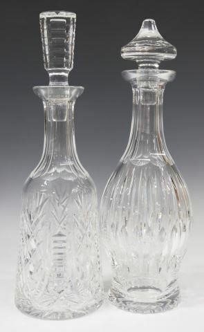 Appraisal: lot of Waterford cut crystal decanters each with original stopper