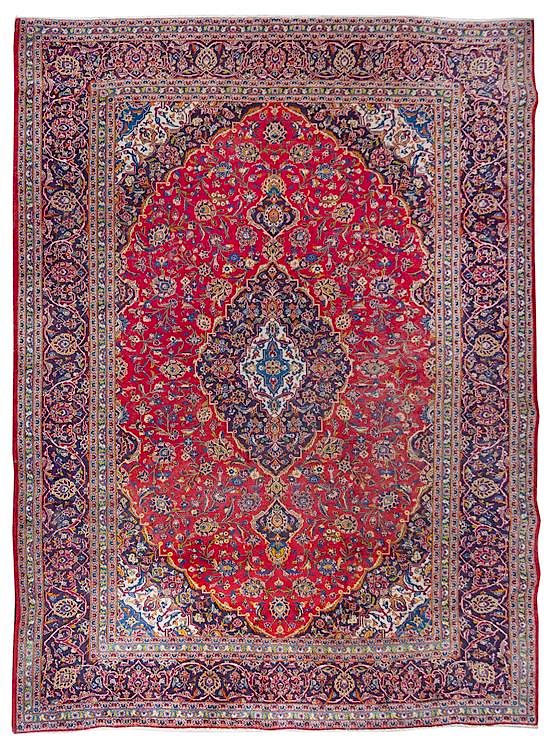 Appraisal: A Tabriz Wool Rug feet inches x feet inches A