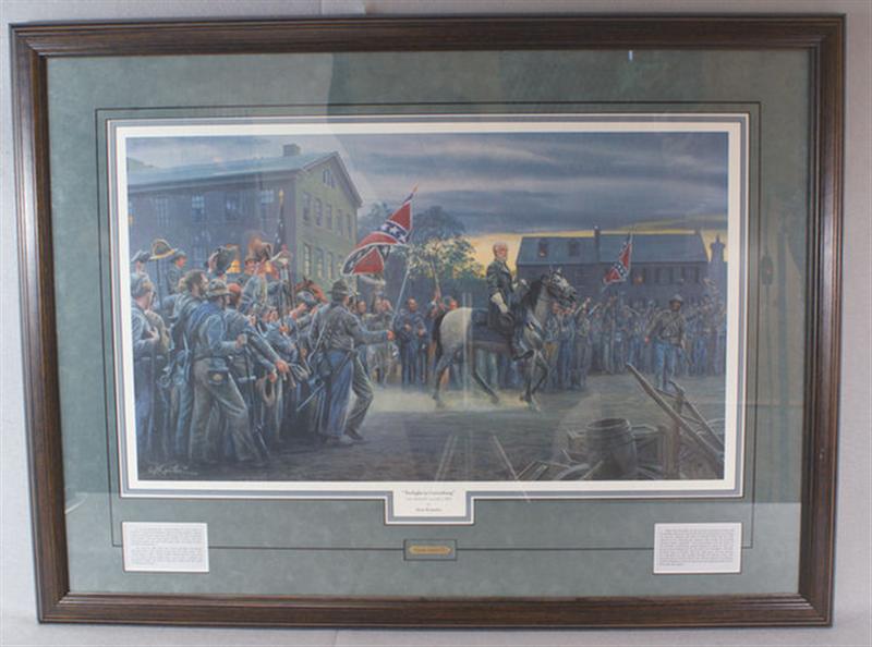 Appraisal: Mort Kunstler American th c Limited Edition color lithograph No