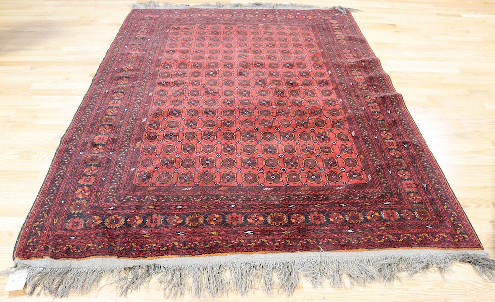 Appraisal: Vintage And Finely Hand Woven Bokhara Carpet From a New