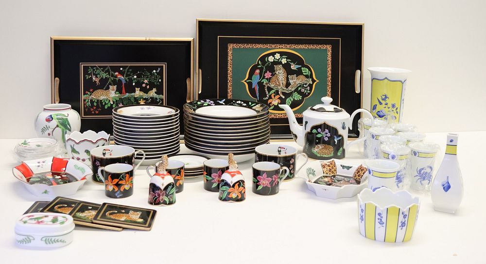 Appraisal: Grouping of Lynn Chase Porcelain China To include Shallow Bowls