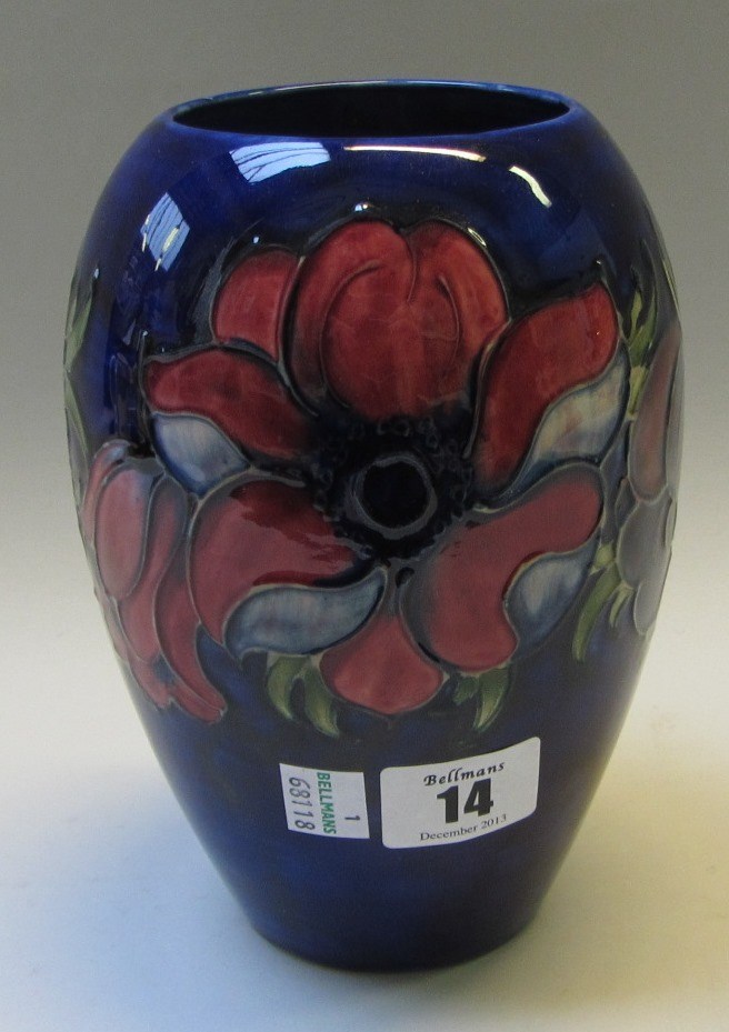 Appraisal: A Moorcroft pottery vase early th century tubeline decorated with