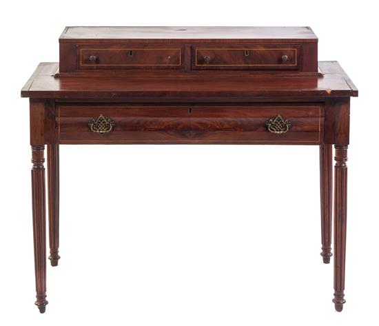 Appraisal: Sale Lot An American Federal Walnut Desk early th century