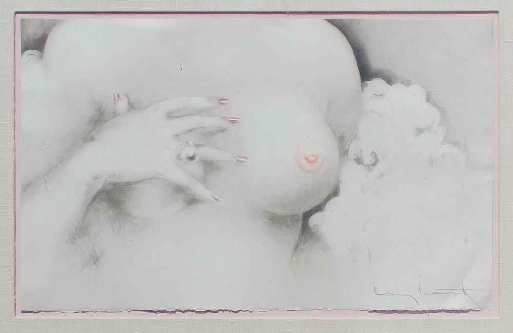 Appraisal: ICART Louis American - Breast Etching from ''Le Vie des