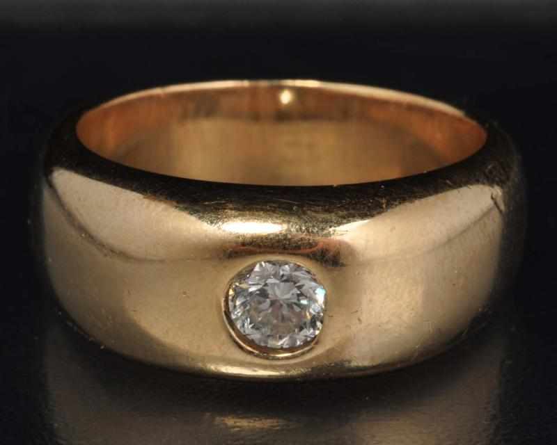 Appraisal: K Y Gold Diamond Men's Ring Description Diamond ct Clarity