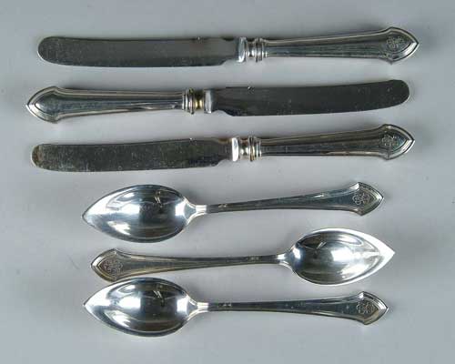 Appraisal: SET OF FOURTEEN PIECES OF STERLING SILVER BY DURGIN IN