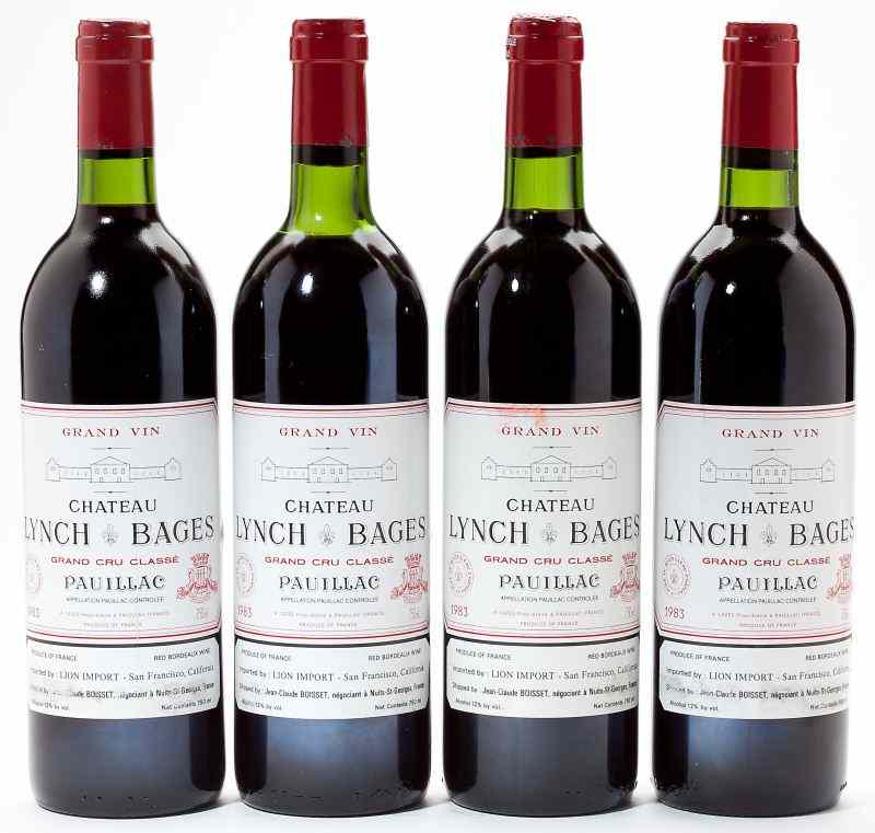 Appraisal: Chateau Lynch BagesPauillac bottles bn hs lbsl''Impressive finesse for the