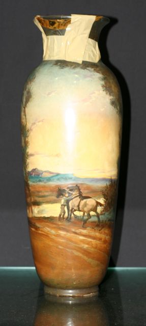 Appraisal: A Royal Doulton vase by Harry Tittensor painted with a