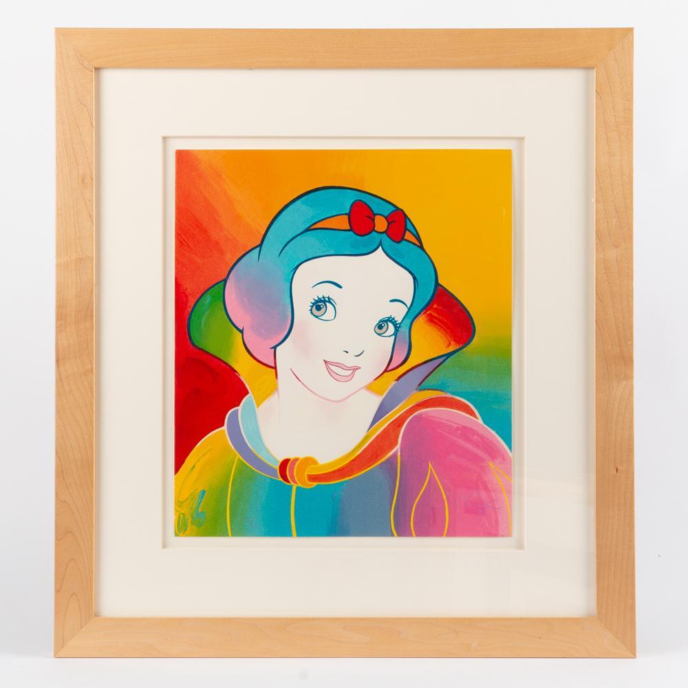 Appraisal: PETER MAX SIGNED SERIGRAPH DISNEY SUITE SNOW WHITE Peter Max